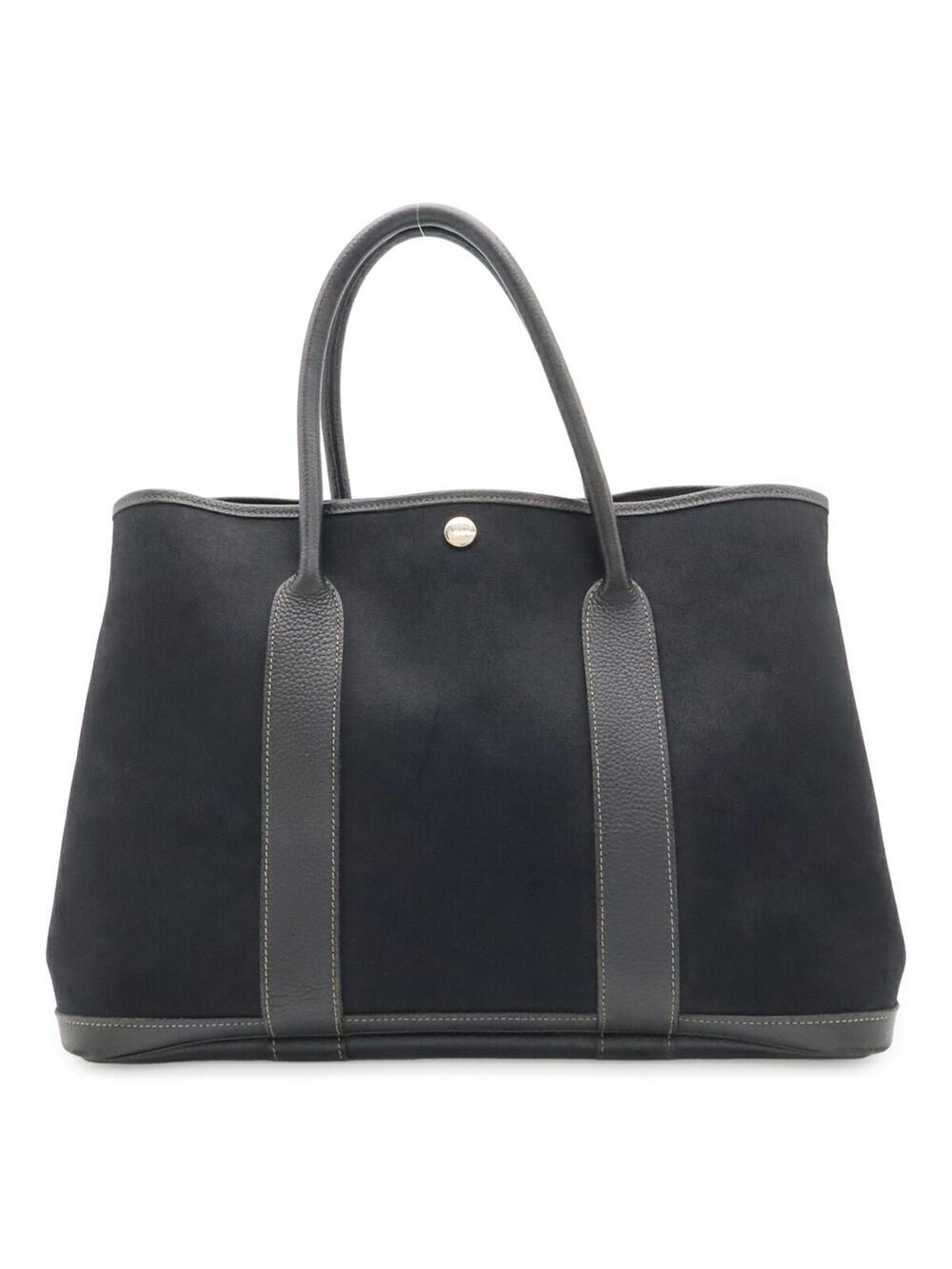 Hermes Garden Party Tote Toile And #350745H17B